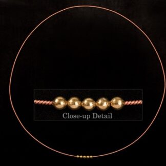 Inel de Lumină Cubit Sacru 3 1/2, Cupru, 5 Bile