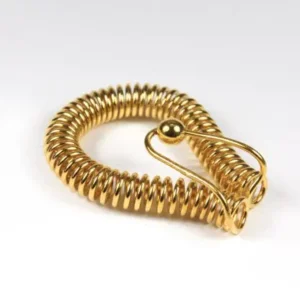 Bucla Infinitului Cubit Sacru, Cupru, Placat cu Aur de 24K