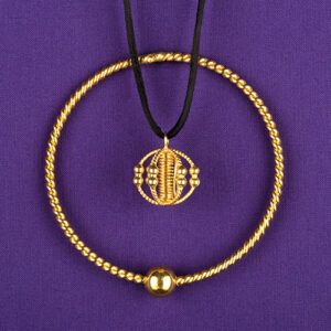 Armonizatorul Personal de Energie Cubit Sacru, placat cu aur de 24K