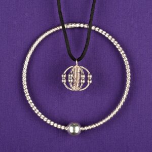 Armonizatorul Personal de Energie Cubit Sacru, placat cu argint