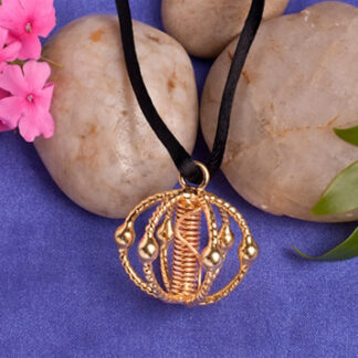 Armonizatorul Personal de Energie Cubit Pierdut, placat cu aur de 24K