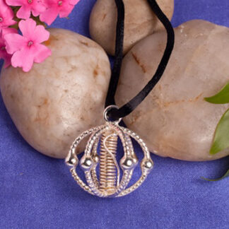 Armonizatorul Personal de Energie Cubit Pierdut, placat cu argint